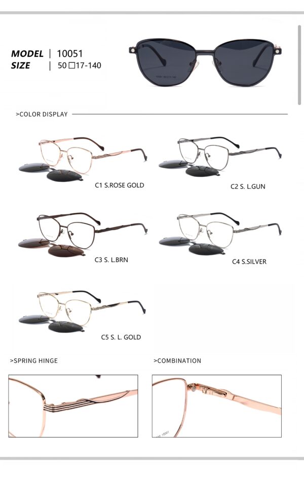 Clip-on metal 10050-10079
