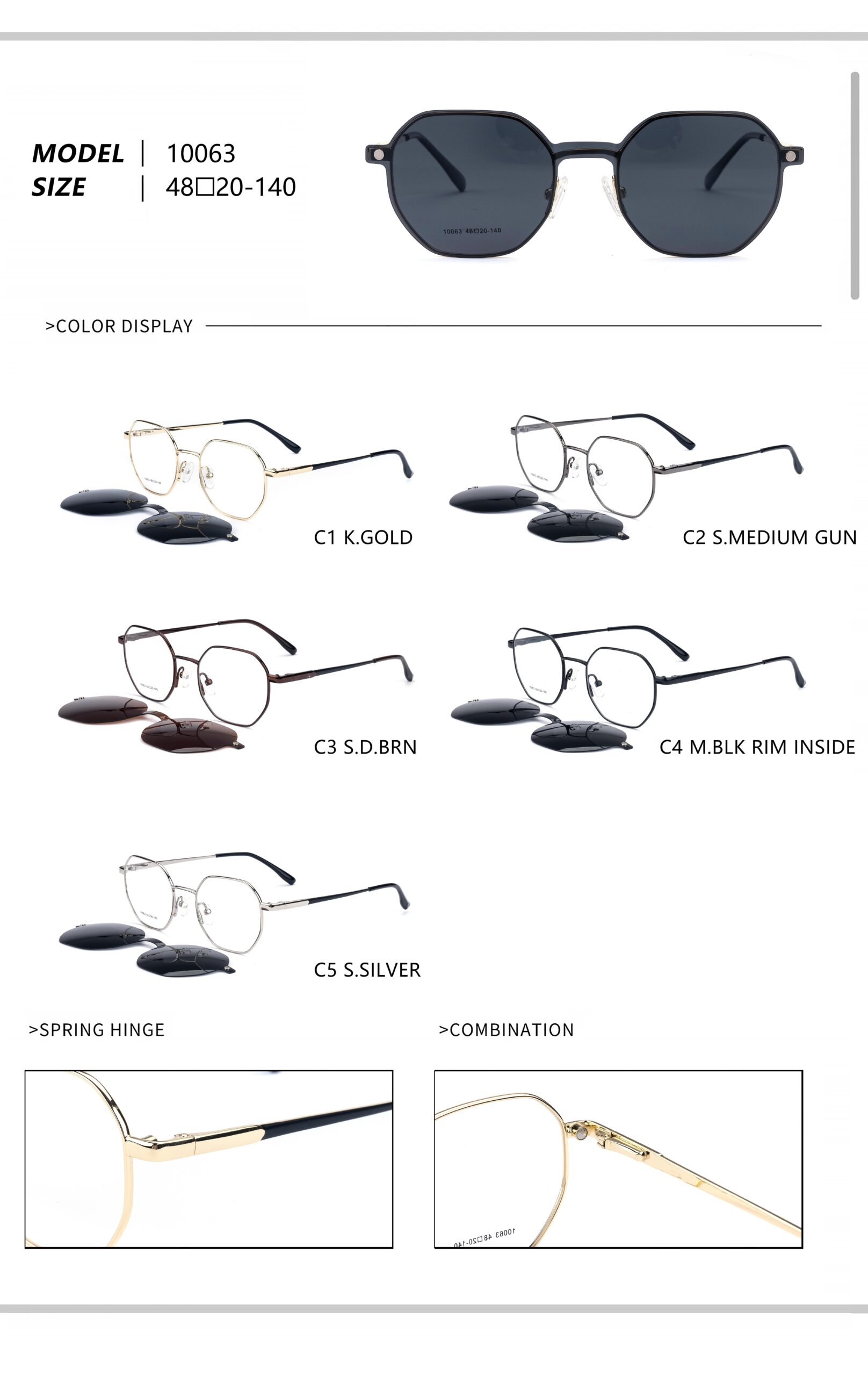 Clip-on metal 10050-10079