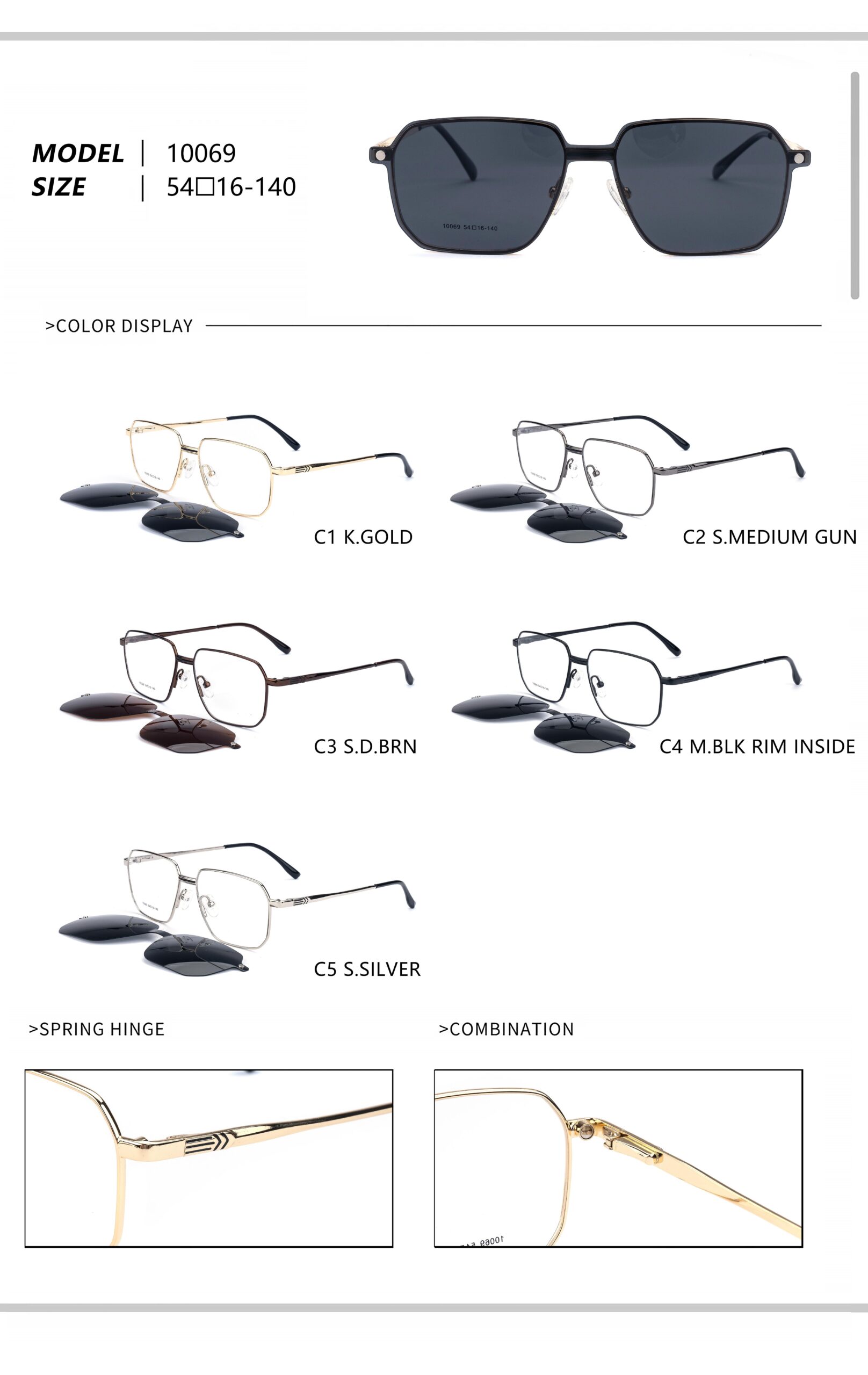 Clip-on metal 10050-10079