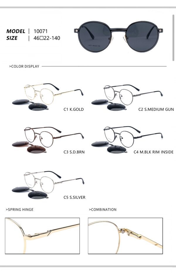 Clip-on metal 10050-10079