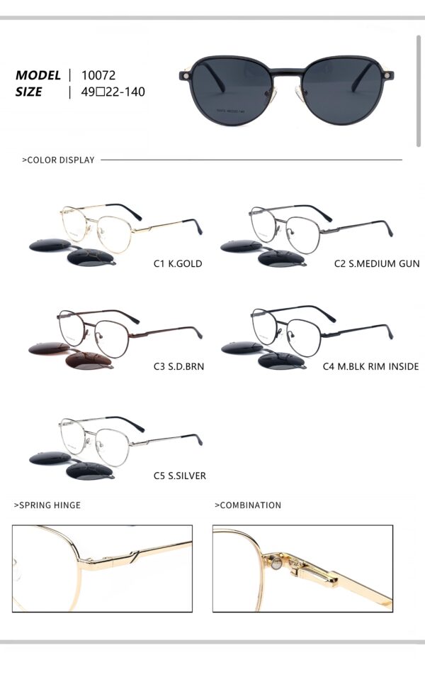 Clip-on metal 10050-10079