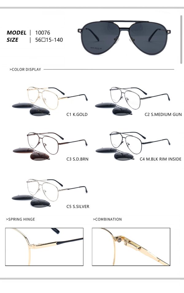 Clip-on metal 10050-10079