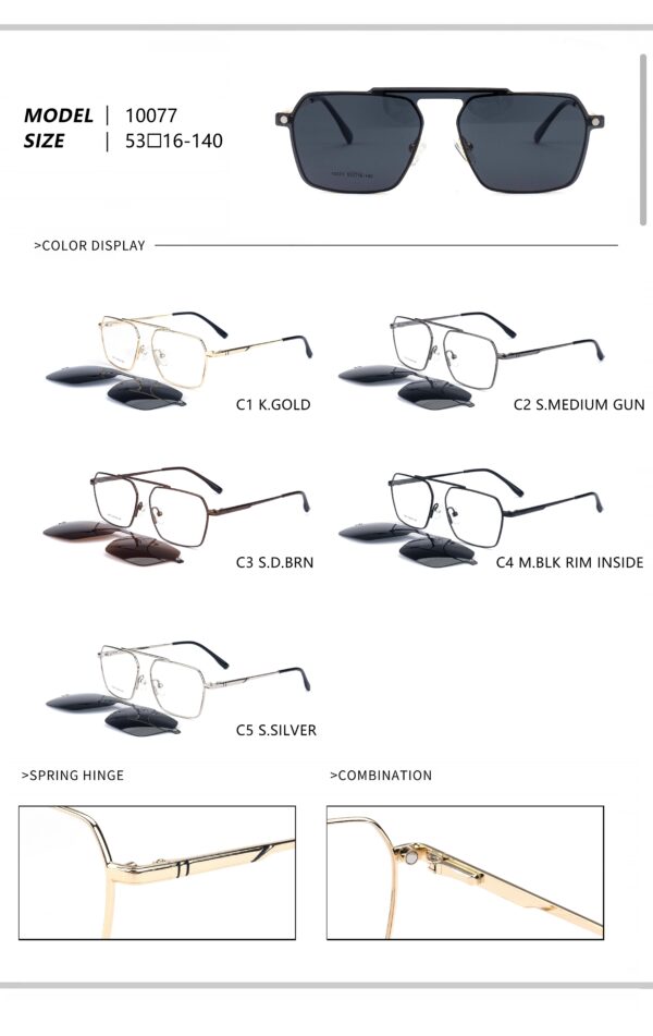 Clip-on metal 10050-10079