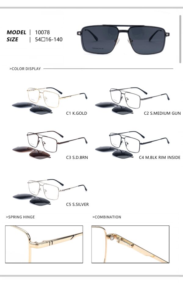 Clip-on metal 10050-10079