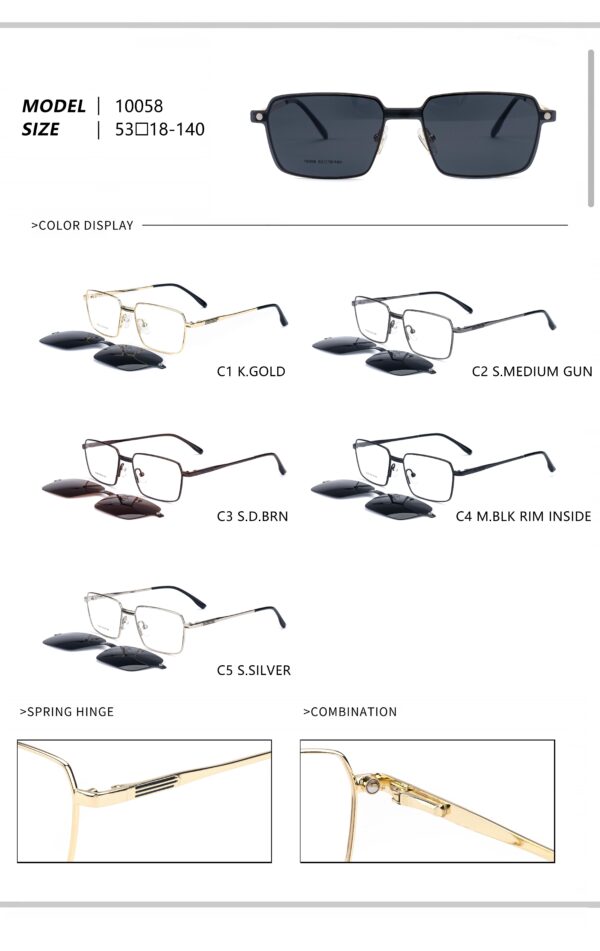 Clip-on metal 10050-10079