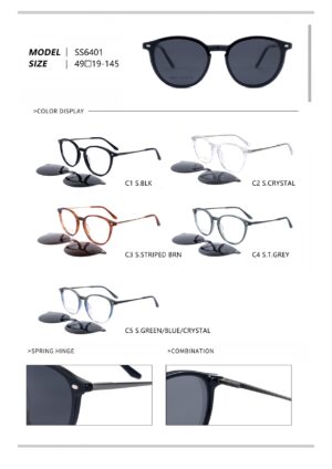 Acetate with metal SS6401-6413